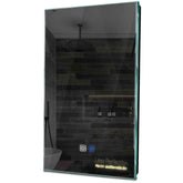 Specchio LED Verticale | Pulsanti touch | Funzione anti-appannamento | Luce bianca calda - Reyze Serie Motivated Modello 7